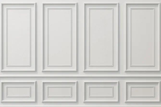 Fototapeta: Biała elegancja sztukateria 3d