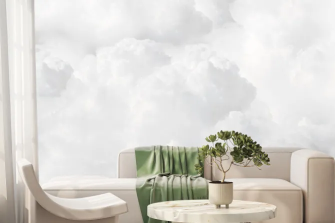 Fototapeta: Białe chmury