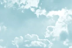 Fototapeta: Białe chmury na błękitnym niebie