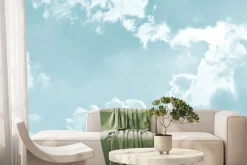 Fototapeta: Białe chmury na błękitnym niebie