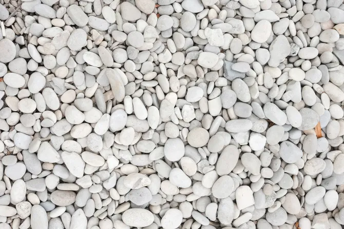 Fototapeta: Białe kamienie na plaży