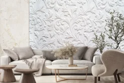 Fototapeta: Białe ornamenty efekt 3d