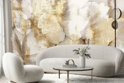 Fototapeta: Biały kwiat styl industrialny