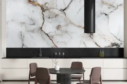 Fototapeta: Biały marmur kamienna tekstura tło