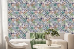 Fototapeta: Bogato zdobiony wzór w imitacji płytek