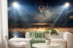 Fototapeta: Boisko do koszykówki w centrum