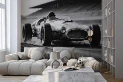 Fototapeta: Bolidy f1 w pełnym tempie na trasie toru