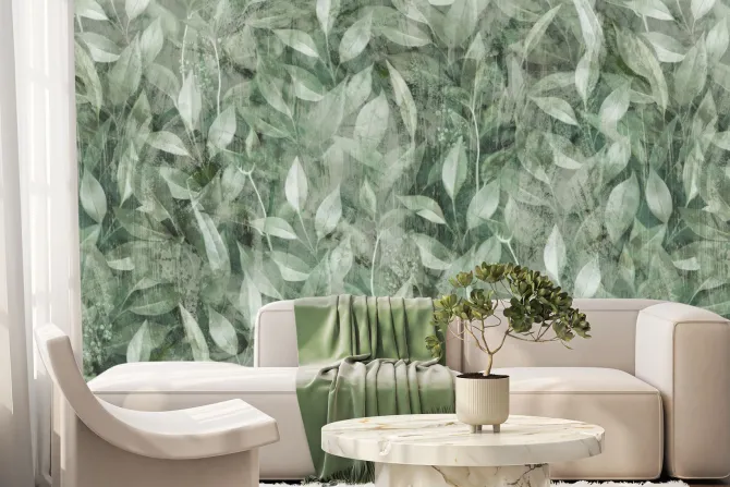 Fototapeta: Botaniczne z liśćmi