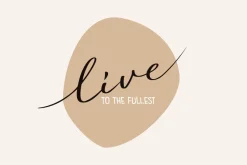 Fototapeta: Brązowa plama z delikatnym napisem