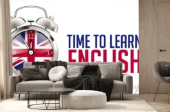 Fototapeta: Budzik z brytyjską flagą