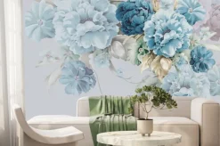 Fototapeta: Bukiet błękitnych kwiatów