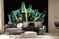 Fototapeta: Cacak, serbia - 30 marca 2016: sześć butelek piwa carlsberg w