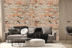 Fototapeta: Ceglana ściana efekt 3d