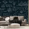 Fototapeta: Chemistry science formulas with images of tools and experimental