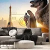 Fototapeta: Chimera and eiffel tower