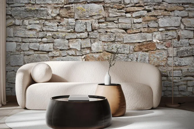 Fototapeta: Ściana z kamienia mur