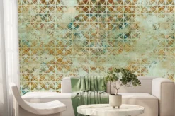 Fototapeta: Ściana ze starym wzorem