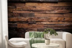 Fototapeta: Ciemna drewniana tekstura