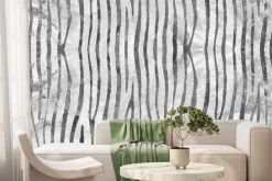 Fototapeta: Cienkie paski na jasnym tle