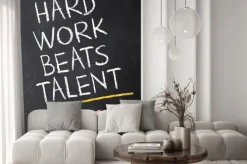 Fototapeta: Ciężka praca jest ważniejsza niż talent