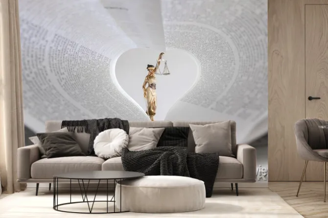 Fototapeta: Concept love of justice .