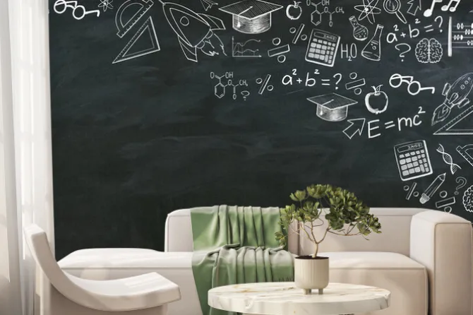 Fototapeta: Contemporary education sketch