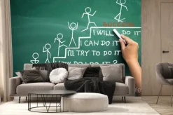 Fototapeta: Cytat motywacyjny uwierz w siebie