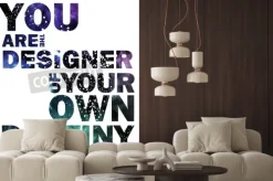 Fototapeta: Cytując typograficzny galaktyk tła, wektor projektowania.