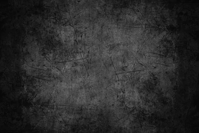 Fototapeta: Czarna porysowana ściana z betonu