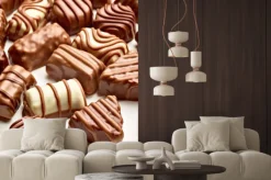 Fototapeta: Czekoladowy deser pralinki prezent assorted cukierki