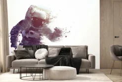 Fototapeta: Człowiek kosmonauta abstrakcja