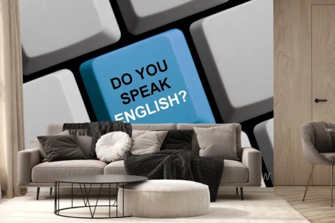 Fototapeta: Czy mówisz po angielsku? sprechen sie polnisch?