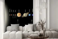 Fototapeta: 3d render układu słonecznego