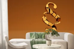 Fototapeta: 3d ust gold zerbrochener