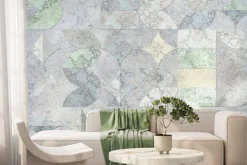 Fototapeta: Dekoracja z ceramicznych płytek