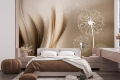 Fototapeta: Delikatne dmuchawce w świetle