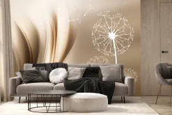 Fototapeta: Delikatne dmuchawce w świetle