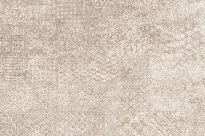 Fototapeta: Delikatne kształty we wzorze płytek