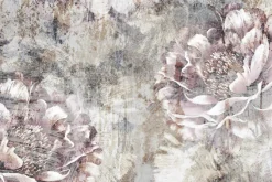 Fototapeta: Delikatne kwiaty różowej piwonii