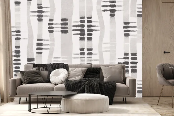 Fototapeta: Delikatne przerywane paski