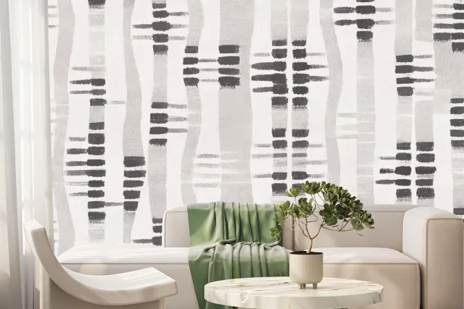 Fototapeta: Delikatne przerywane paski