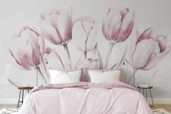 Fototapeta: Delikatne różowe tulipany