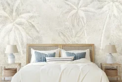 Fototapeta: Delikatny krajobraz tropikalnych palm