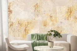 Fototapeta: Delikatny ornament ze złotym zdobieniem