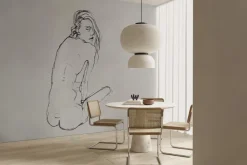 Fototapeta: Delikatny szkic kobiety