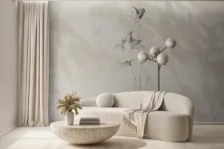 Fototapeta: Delikatny szkic baletnicy na jasnym tle