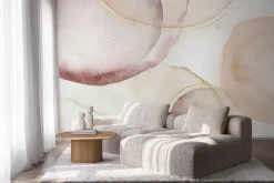 Fototapeta: Desenie jasnej rozmytej farby