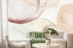 Fototapeta: Desenie jasnej rozmytej farby