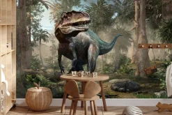 Fototapeta: Dinozaur w tropikalnej dżungli