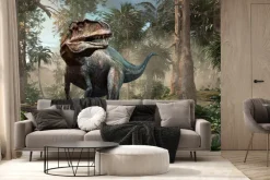 Fototapeta: Dinozaur w tropikalnej dżungli